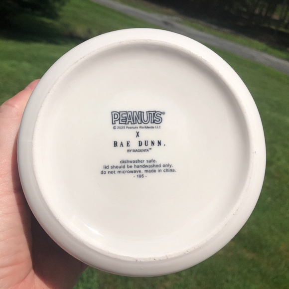 NWT Rae Dunn Peanuts Gang Charlie Brown Snoopy Halloween Canister Trick or Treat - Picture 5 of 5